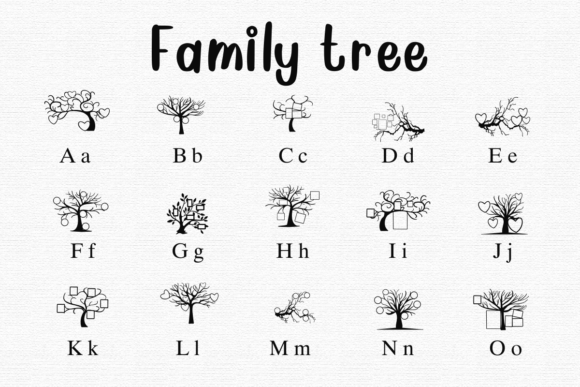 Family Tree Font - Preview 1