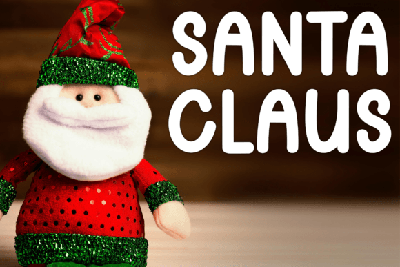 Glowing Christmas Font PNG with transparent background - Preview 2