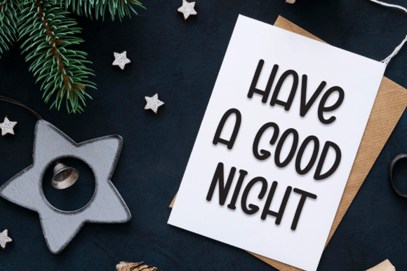 Good Evening Font - Preview 2
