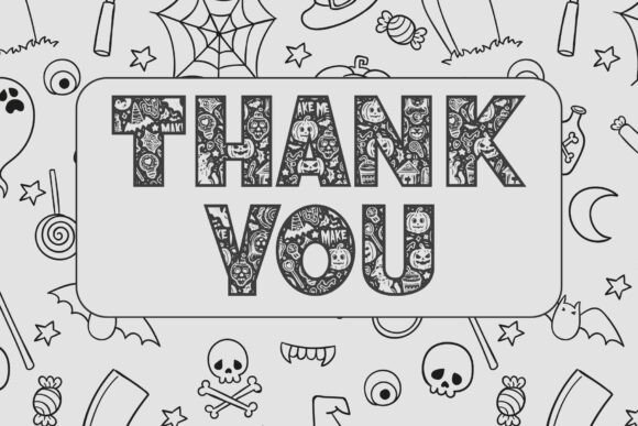 Halloween Doodle Font - Preview 4