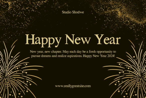 Happy New Year Font - Preview 2