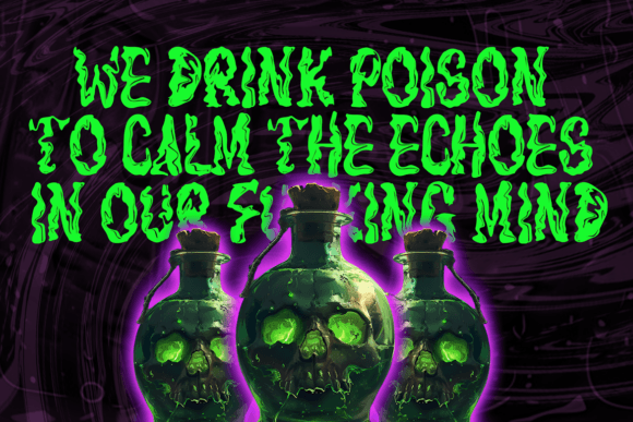 Liquifor Font font preview - 1