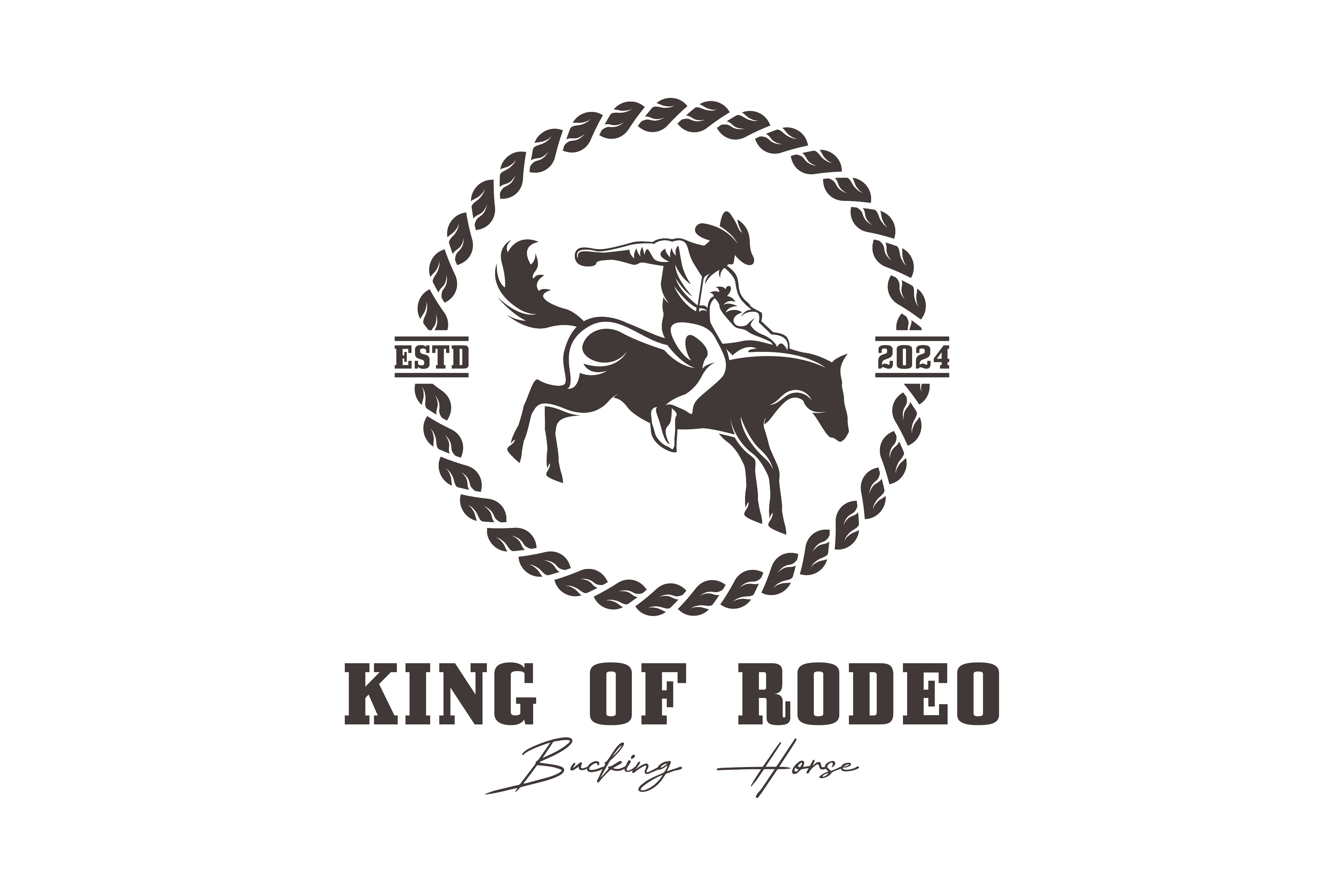Logo Cowboy Rodeo. Retro Rodeo Logo Graphic by Acillia eggi saputri ...