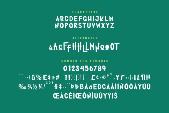Poonfat Font PNG with transparent background - Preview 6