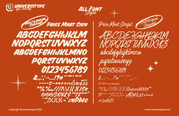 Price Mart Duo Font PNG with transparent background - Preview 1
