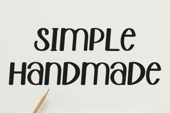 Simple Dreamer Font PNG with transparent background - Preview 1