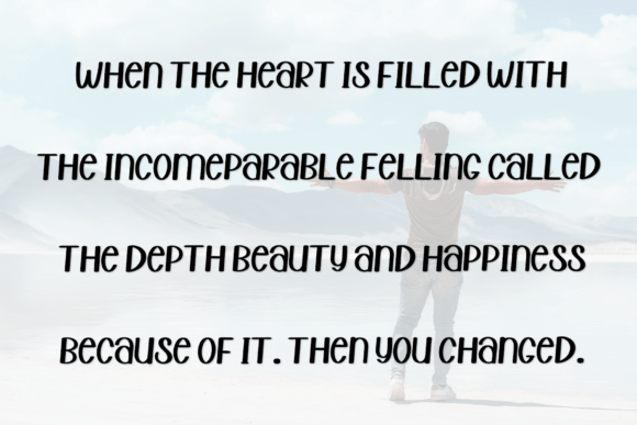 Simple Dreamer Font PNG with transparent background - Preview 5