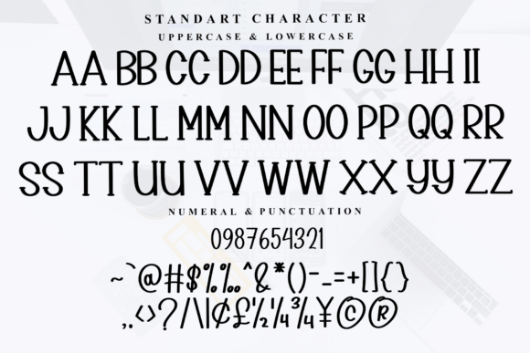 Simple Number Font PNG with transparent background - Preview 4