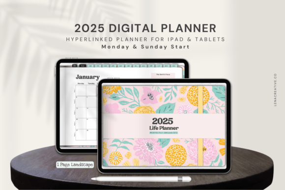 2025 Digital Planner Graphic by Rosemark Creative · Creative Fabrica