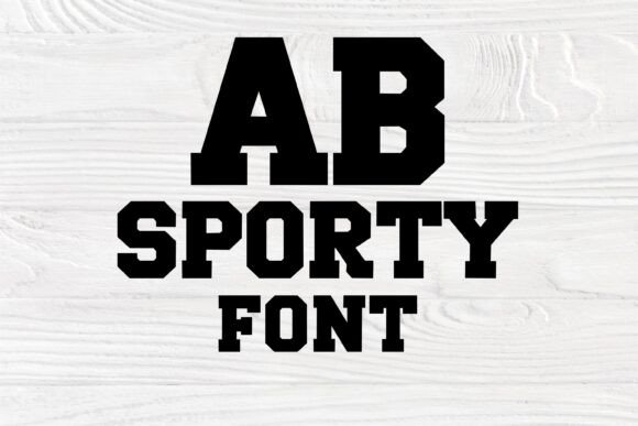 Ab Sporty Font - Preview 1