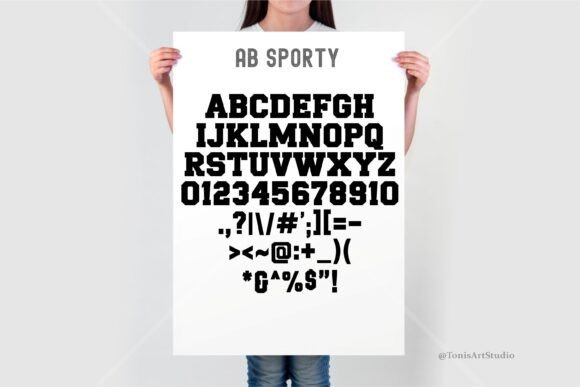 Ab Sporty Font - Preview 2