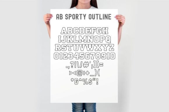 Ab Sporty Font - Preview 3