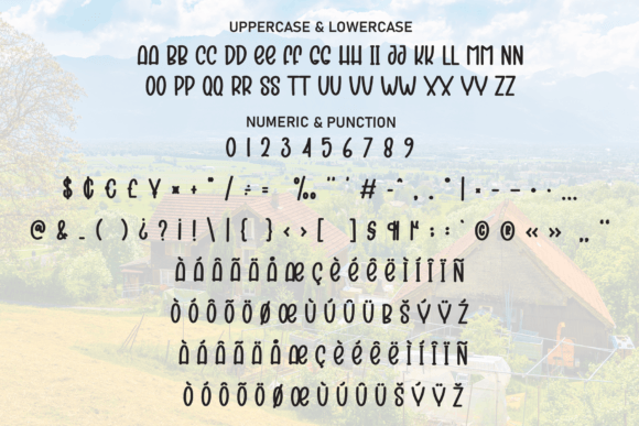 Beautiful Countrysid Font - Preview 6