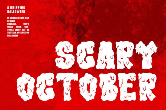 Bloody Wall Font - Preview 1