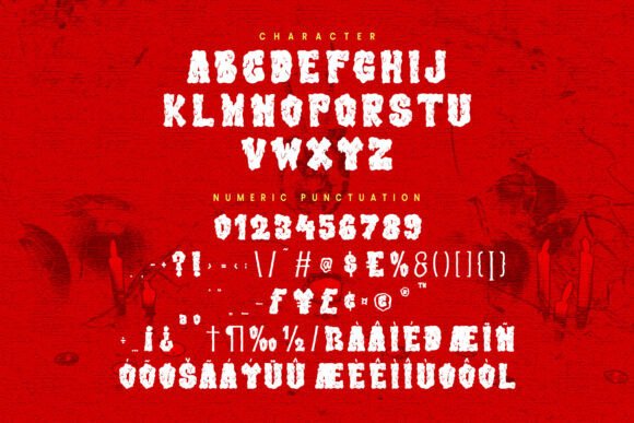 Bloody Wall Font - Preview 6