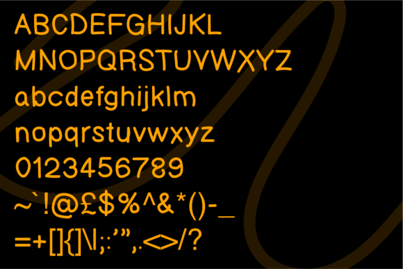 Brushed Sans Font - Preview 1