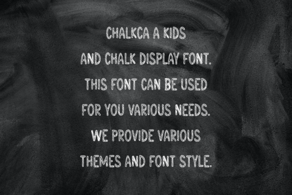 Chalkca Font - Preview 3