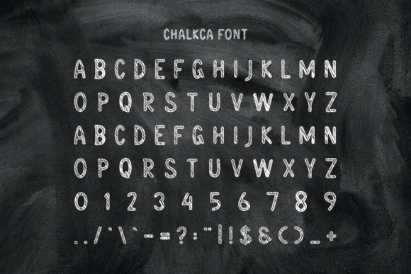 Chalkca Font - Preview 4
