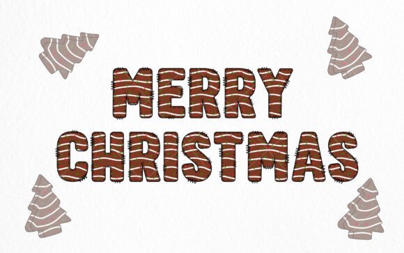 Christmas Cake Army Font - Preview 1