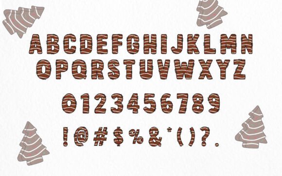Christmas Cake Army Font - Preview 2