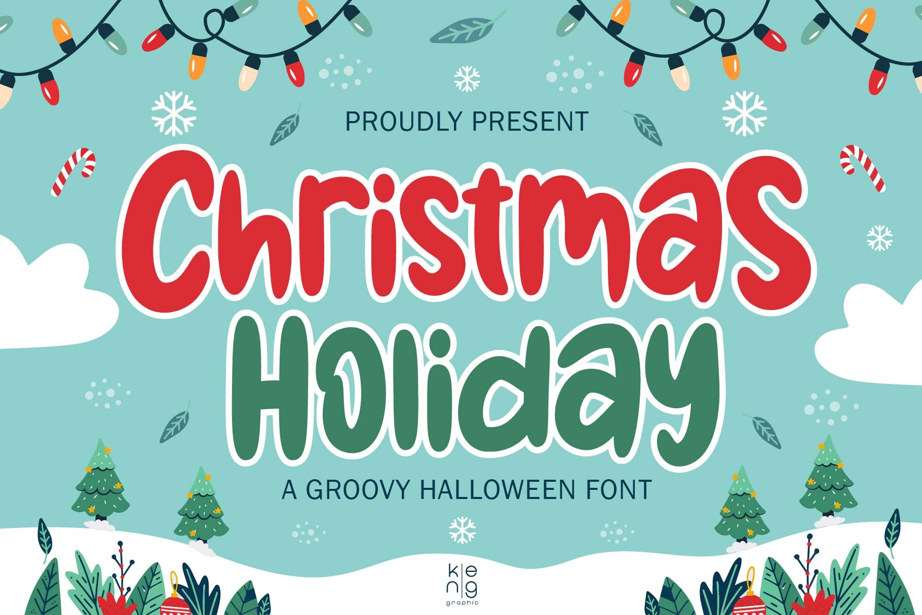 Christmas Holiday Font - photo 1