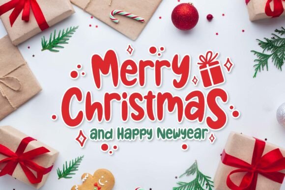 Christmas Holiday Font - Preview 1