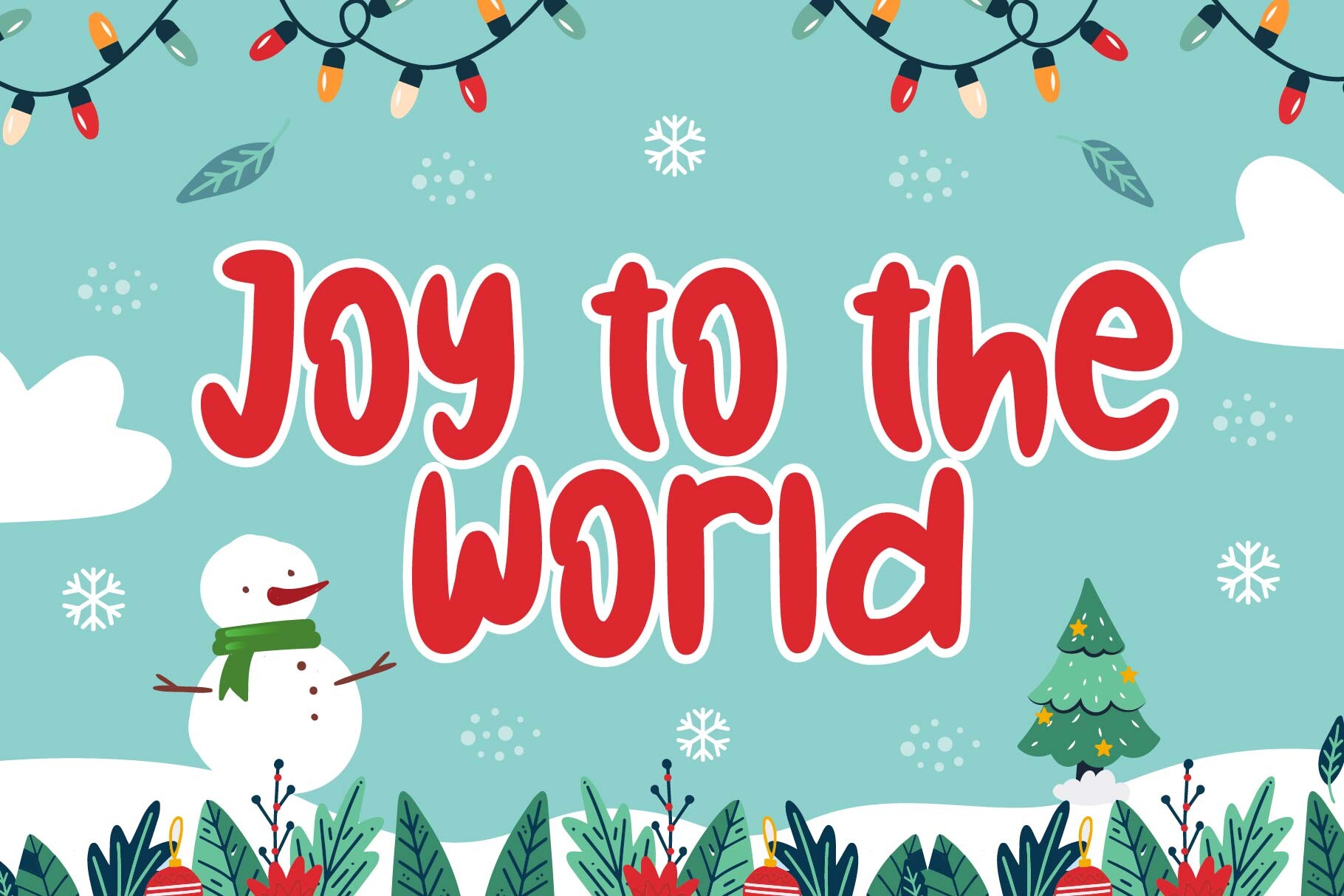 Christmas Holiday Font - photo 3