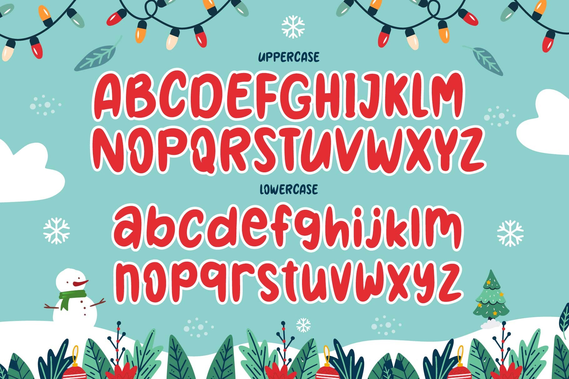 Christmas Holiday Font - photo 9