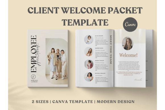 Client Welcome Packet Template Canva