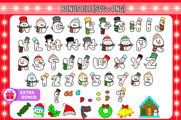 Cozy Snowman Font - Preview 2