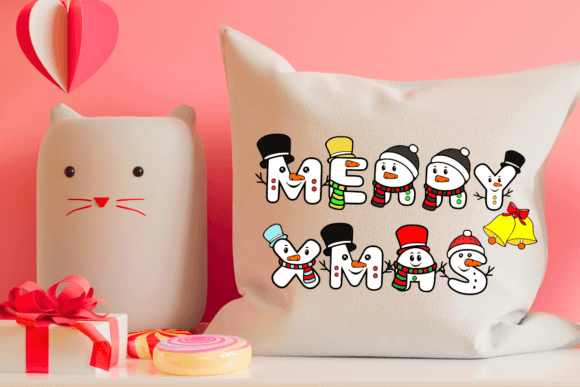 Cozy Snowman Font - Preview 5