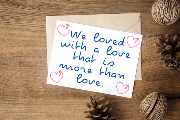Cute Heart Font - Preview 5