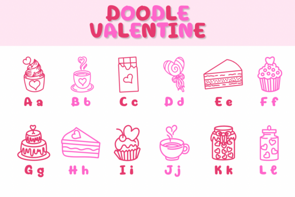 Doodle Valentine Font - Preview 1