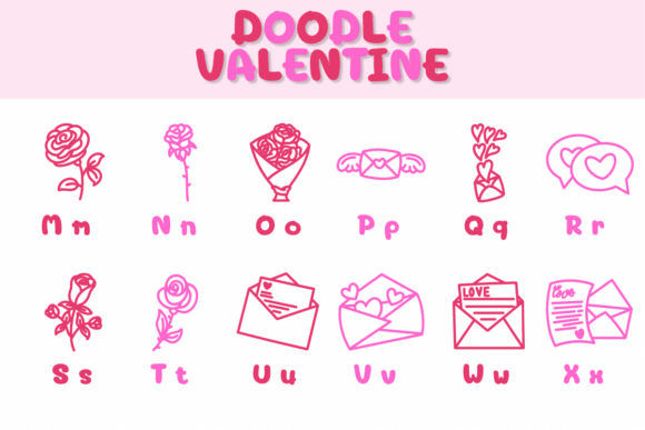 Doodle Valentine Font - Preview 2