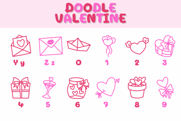Doodle Valentine Font - Preview 3