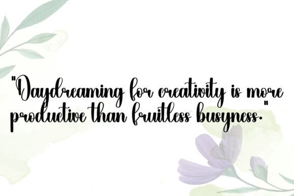 Dreaming Font - Preview 4