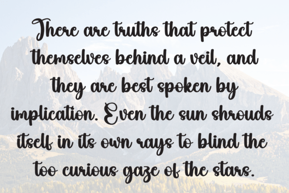 Fancy Morning Font - Preview 5