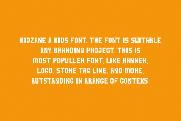 Kidzane Font PNG with transparent background - Preview 2