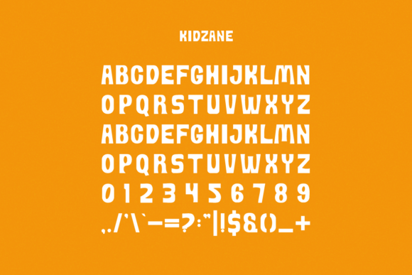 Kidzane Font PNG with transparent background - Preview 3