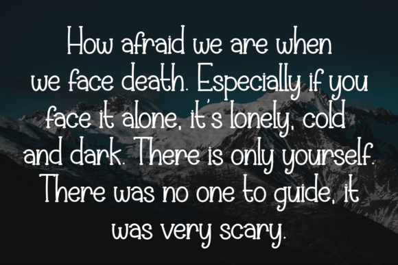 Night Stories Font PNG with transparent background - Preview 5