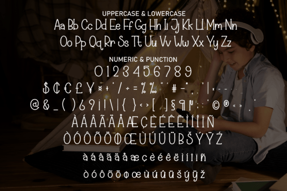 Night Stories Font PNG with transparent background - Preview 6