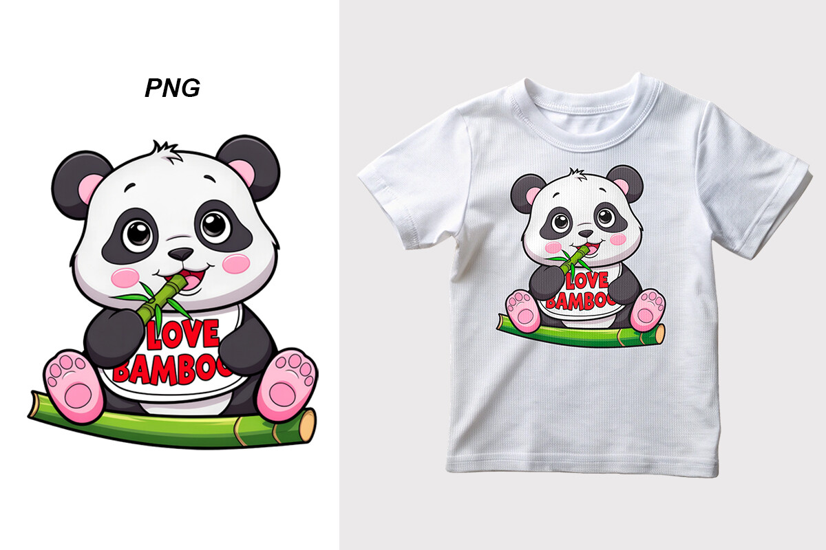 Sublimation Cute Panda, Watercolor PNG Graphic by Molla-Art · Creative ...