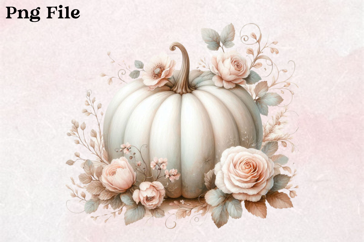 Watercolor Pumpkin Clipart PNG Graphic by MK Graphics · Creative Fabrica