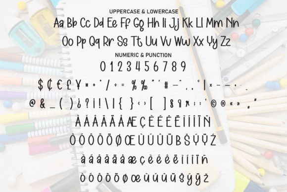 Back to School Font - Preview 6
