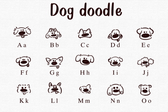 Dog Doodle Font - Preview 1