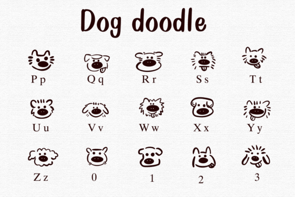 Dog Doodle Font - Preview 2