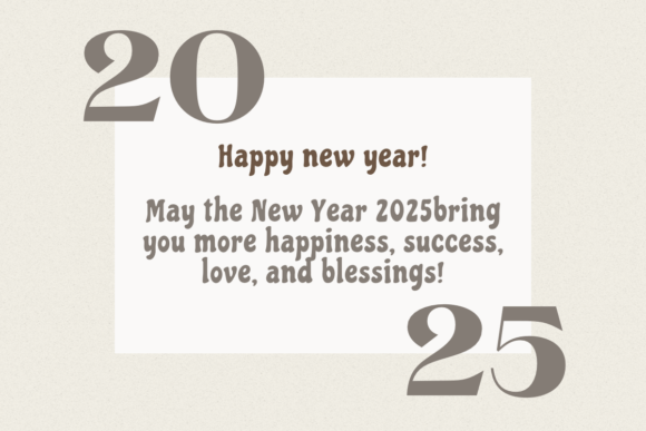 Happy New Year Font - Preview 2