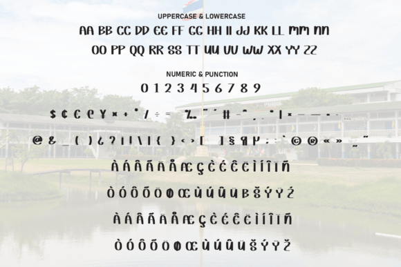 River School Font PNG with transparent background - Preview 6