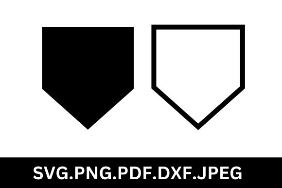 Baseball Plate SVG Graphic by file downloads · Creative Fabrica