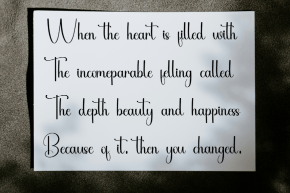 Blushing Font - Preview 3